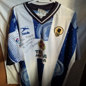 Match Worn - Hercules CF - 12 Miljanovic - firmada y dedicada
