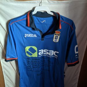 Match Worn - Real Oviedo - 11 (Eneko Fernandez) - dedicada