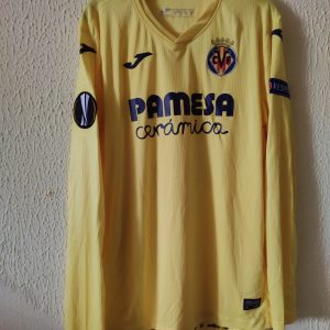 Match Worn - Villarreal CF - 4 Pau Torres - Europa League
