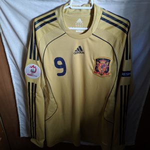 Seleccion de España - 9 Fernando Torres - player issue worn