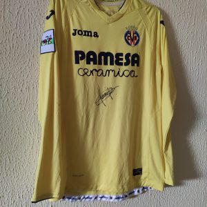 Match Worn y firmada - Villarreal CF - dorsal 16 (Ramiro Guerra)