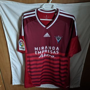 Match Worn - CD Mirandes - 20 Ruyman Jesus Hernandez