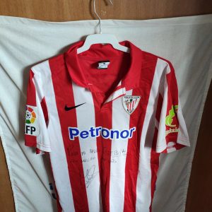 Match Worn y dedicada - Athletic Club de Bilbao - 14 Markel Susaeta