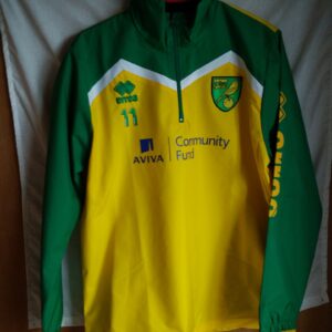 Norwich City - dorsal 11 - player worn