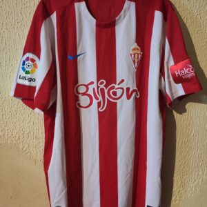 Match Worn - Sporting de Gijon - 8 Lacina Traore