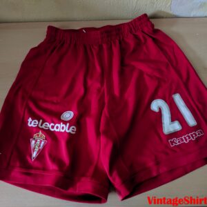 Match Worn - Sporting de Gijon - dorsal 21