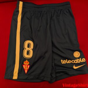 Sporting de Gijon - dorsal 8 - match worn