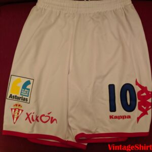 Sporting de Gijon - dorsal 10 - match worn