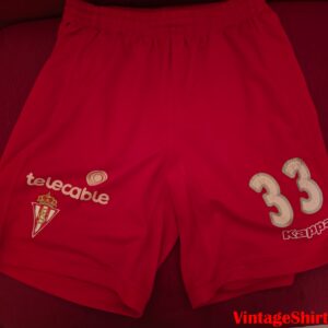 Sporting de Gijon - dorsal 33 - match worn