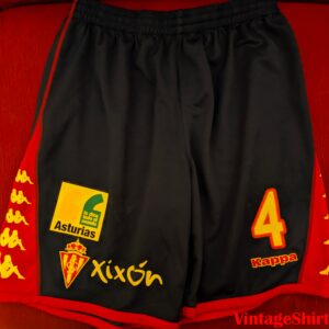 Sporting Gijon - dorsal 4 - match worn