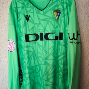 Match Worn / Player Issue Copa del Rey - Cadiz CF - 1 Conan Ledesma