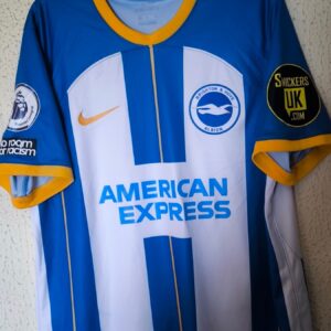 Match Worn - Brighton & Hove Albion - 8 Enok Mwepu