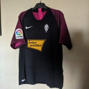 Match Worn - Sporting de Gijon - 14 Nacho Mendez