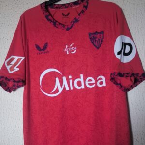 Player Issue / Match Worn y firmada vs Real Madrid CF - ultimo partido Jesus Navas - Sevilla FC - 28 Manu Bueno